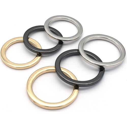 32-38mm Silver O Ring Loop Buckle Strap Buckle Belt Strap Buckle Webbing O Ring,Bag handle Handbag Hardware Supplies