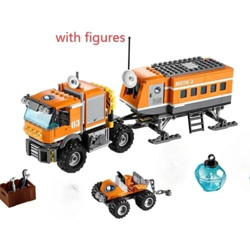 394pcs 10440 City Series Arctic Observation Station 60035 Childrens Building Block Toy Gifts