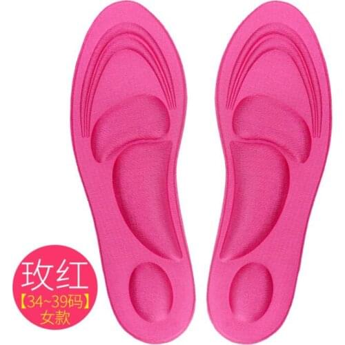 4D Good elasticity soft massage insole Shock absorption sports insole High heel insoles