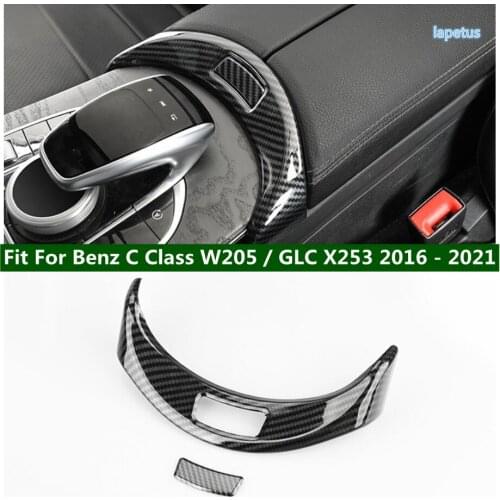 Car Accessories Center Console Armrest Box Switch Button Cover Trim Fit For Mercedes Benz C Class W205 / GLC X253 2016 - 2021