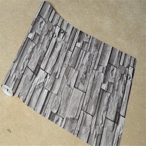 Beibehang Modern 3D Brick Wallpaper Roll Stereo Mural Wallpapers Home Decoration Project Wall Decals Waterproof PVC Papier P