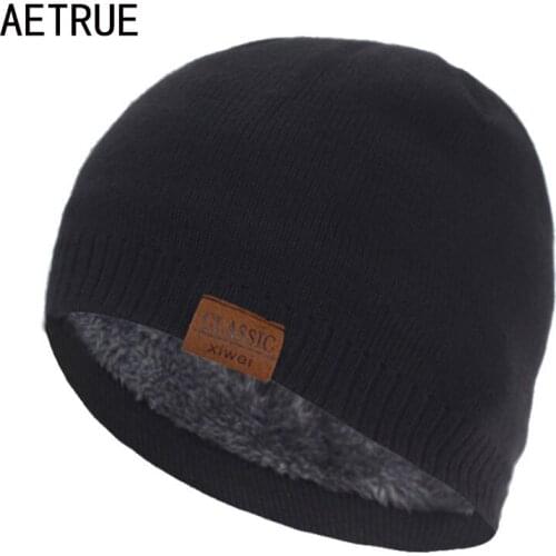 Brand Skullies Beanies Men Winter Hats For Men Women Knitted Hat Cap Winter Beanie Hat Male Gorro Bonnet Homme Mens Winter Cap