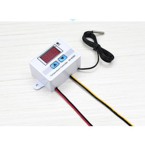 12v 24v 220V Digital LED Temperature Controller 10A Thermostat Control Switch Probe 60*45*30 mm