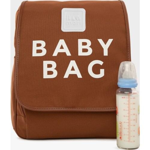 DEKOMELY Taba Baby Bag Printed Flap Backpack For Mom
