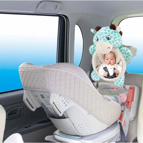 Baby Car Mirror Cartoon Car Back Seat Rear View Facing Headrest Mount Child Kids Infant Baby Safety Monitor Accessories