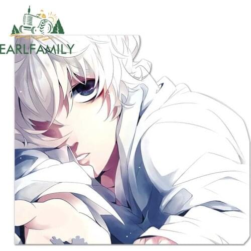 EARLFAMILY 13cm X 11.6cm for Death Note Car Stickers Simple Occlusion Scratch Decals Waterproof Refrigerator Trunk Decoration