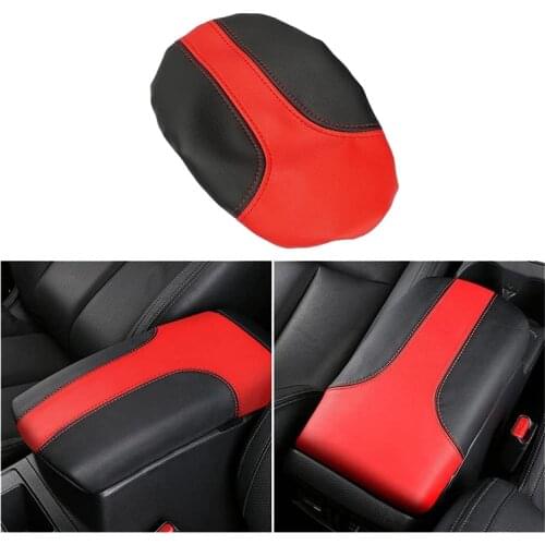 Car Leather Center Console Armrest Cover for Nissan Rogue 2014-2020 Accessories Arm Rest Cover Pad Protector