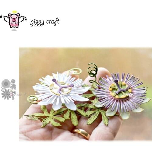 Piggy Craft metal cutting dies cut die mold New Flower leaf Scrapbook paper craft knife mould blade punch stencils dies