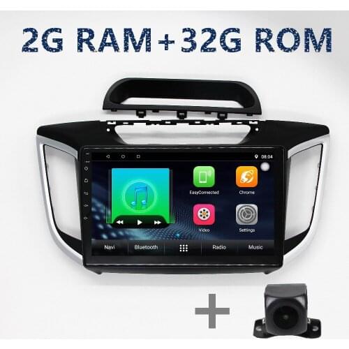 Quad-core 2G+32G autoradio Car android Multimedia Player for Hyundai creta IX25 built in gps navigation radio BT WIFI FM Map