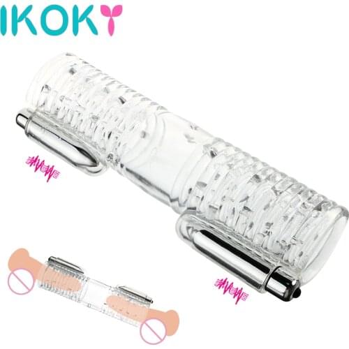 Male Masturbator Vibrator Strapon Penis Pump Massager Double Stroker Sex Toys For Men Gay Couple Tools Erotic Real Vagina Pussy