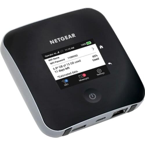 Netgear M2 MR2100-100EUS 4G Router Wireless 1 lan port 5G Wifi Modem MIFIs 1000Mbps LTE 3G UMTS LCD Display screen Home routers