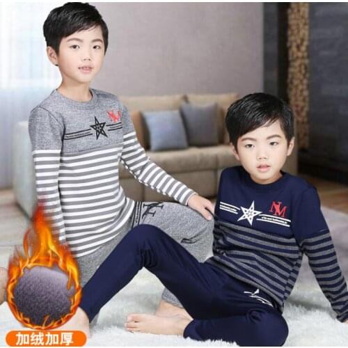 New Winter Kids Clothes Boys Home Wear 3 4 5 6 7 8 9 10 11 12 Years Boys Clothing Set Star Suit Boys Hooded Sweatshirt And Pants