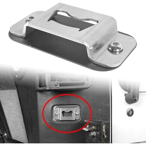 Car Rear License Plate Delete Bottle Opener Bare for 2007-2017 Jeep Wrangler JK Accessories