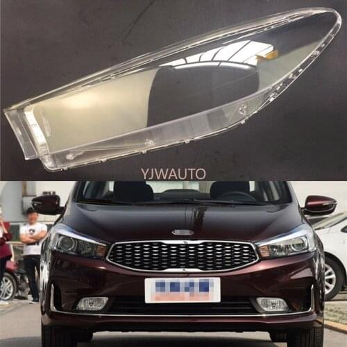 Car Headlamp Lens For Kia K3 2016 2017 Headlight Cover Replacement Front Auto Shell