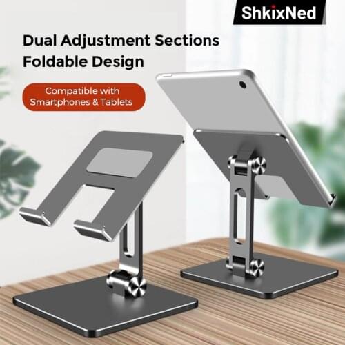 Tablet Stand For Xiaomi Samsung iPad Pro 12.9 11 Air Mini Huawei Universal Stand Foldable Adjustable Tablet Bracket Phone Holder