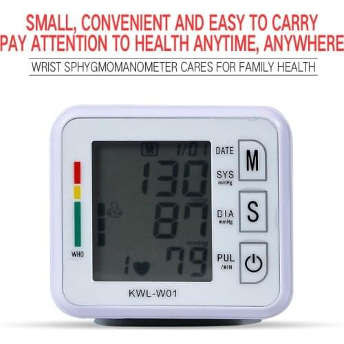 English Household Automatic Intelligent Wrist Electronic Sphygmomanometer Is No Voice Sphygmomanometers Blood Pressure
