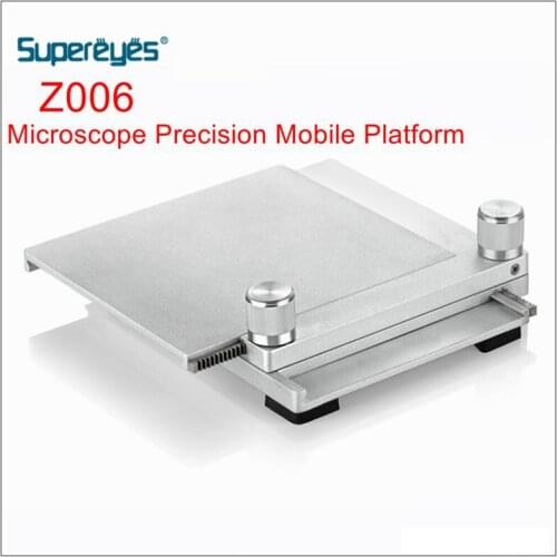 Brand New Precision Focus Mobile Stage X-Y Free Travel 40mm 100*100 Precision Mobile Stage