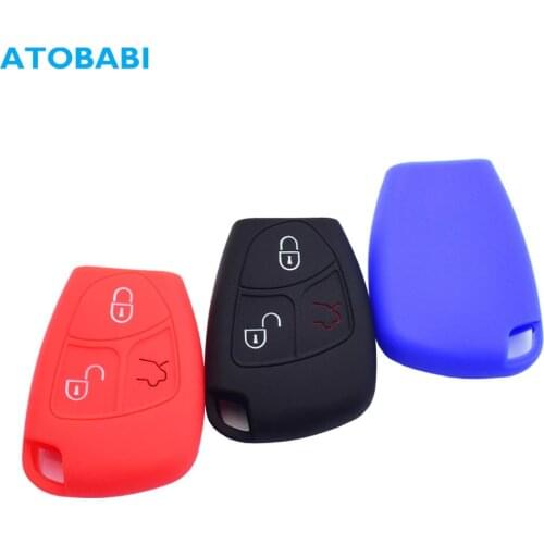 Silicone Car Key Case Smart Remote Control Fobs Protector Cover Skin For Mercedes Benz A E C R CL GL CLK SLK Sprinter Viano Vito