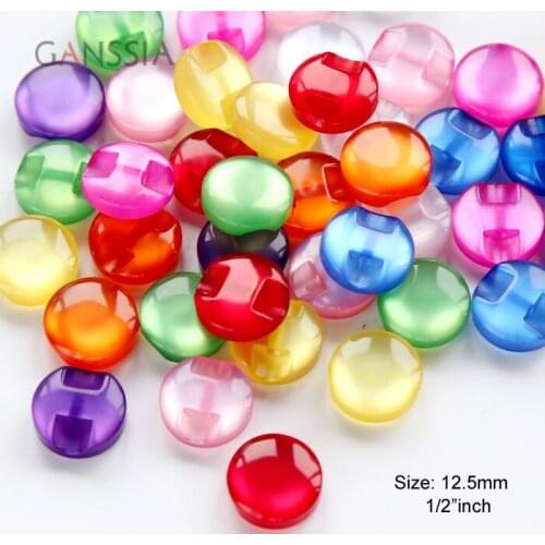 50pcs/lot Size:12.5mm(1/2"inch) Colorful Buttons Plastic Button Sewing Button for Handmade Clothing Accessories (KK-503)