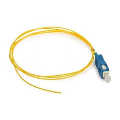 50pcs,SC/UPC fiber optic pigtail single mode simplex 0.9mm 1.5m, used for FTTH project