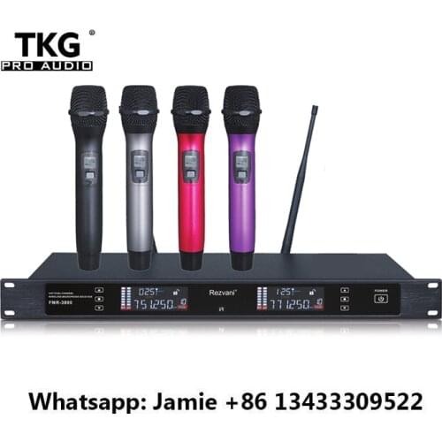 740-790MHz True Diversity FMR-2000 professional enping manufacturer sound system audio equipment wireless microphone karaoke