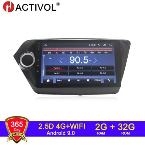 4G WIFI 2G 32G Android 9.0 2 din car radio for KIA K2 RIO 2 2011-2016 autoradio car audio car stereo автомагнитола