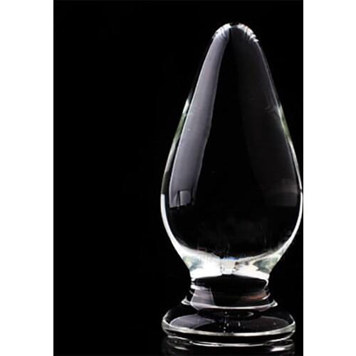 Candiway big glass Anal Plug with Box 107mm crystal Anal Toys Butt Plug Sex Toys For Adults masturbation Sex Products lesbian