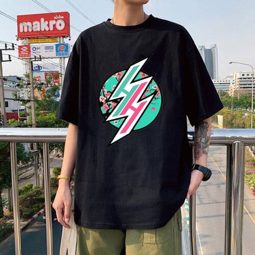 Hot Sale Hentai Haven Logo Large Print T Shirt O-Neck Fashion Summer Shirt Summer Cotton Retro Oversized Short Sleeve Tee Shirt