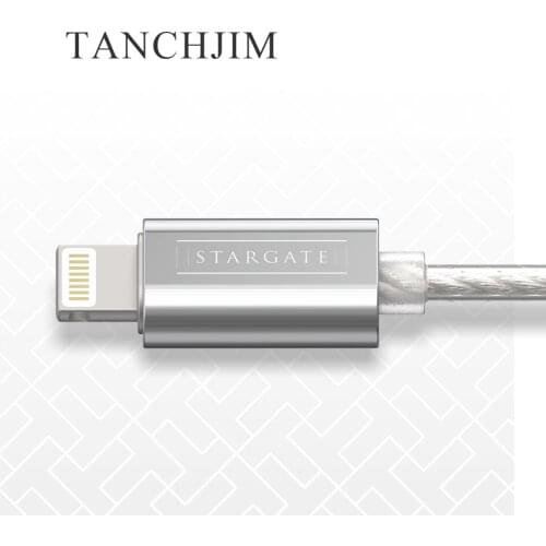TANCHJIM Stargate MFI HD Audio Decoding line Lighting to 3.5mm Silver alloy Use for iPhone/iPad/iPod