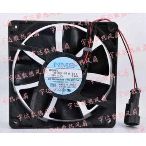 Original new ABB inverter ACS800 fan 24V 0.48A 4712KL-05W-B40 120*120*32 2 line fan