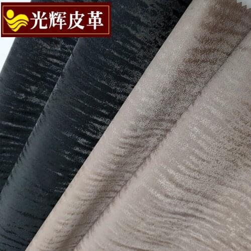 Semi-PU Two-color Tiger Pattern Leather Soft Bag Cosmetic Bag Notebook Cover Luggage Furniture Belt Artificial Leather Fabric