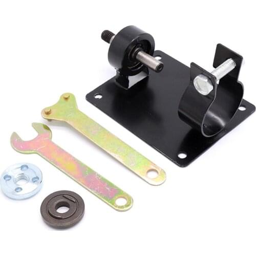 Electric Drill Cutting Polishing Grinding Seat Stand 10mm Holder Set Machine Bracket +2 Wrenchs +2 Gaskets Metal+Shield