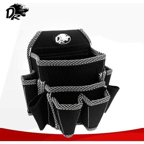 DR Tool Bag 600D Waterproof Bag Small Thick Wear Resistant Waterproof Waist Hanging Bag Professional Electrician Kit