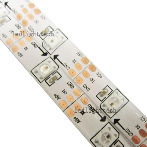 50M 10x 5M SK6812 WS2812B Individaul addressable 5050 RGB 30pcs/m 150 5050 SMD LED strip Waterproof IP65 White PCB