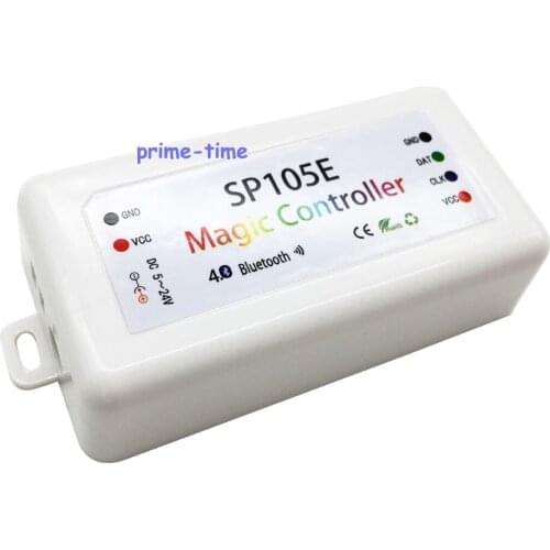 SP105E Magic Controller Bluetooth DC5-24V 2048 pixels for WS2801 WS2811 WS2812B LDP6803 LED Strip