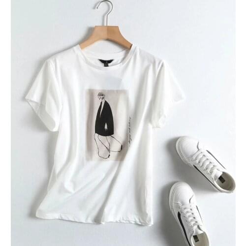 Women Harajuku Tshirt Camisetas Verano Mujer 2021 Withered England High Street Vintage Fashion Girls Oneck Cotton Summer T Shirt