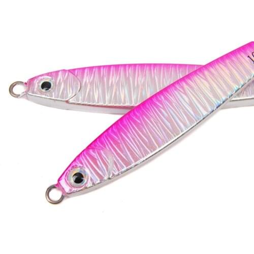 5PCS Deep sea Pink Fishing Ocean Boat Rock Beach Metal Jig Jigging Jigbait Spoon Lure baits 100g 120g
