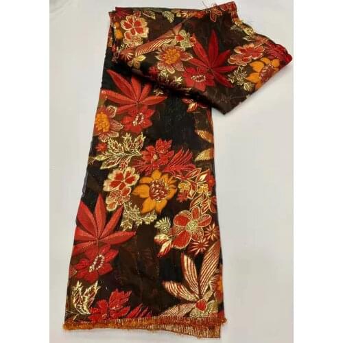 African Lace Fabric 2021 High Quality Brocade Lace Fabric Embroidery Nigerian Lace Fabrics For Dress French Mesh Lace Fabric