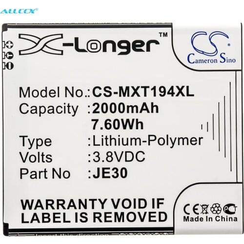 Cameron Sino Motorola Moto E5 Play Batteries