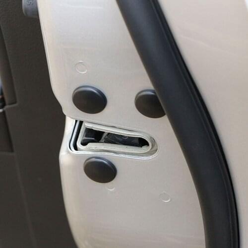 Carmilla Car Door Lock Screw Protector Cover for Land Rover LR4 LR3 LR2 Range Rover Evoque Defender Discovery Freelander