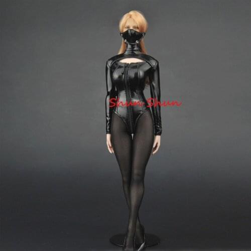 1:6 Scale Soldiers Long Black Dvening Dress Model for For 12" Action Figures Accessories