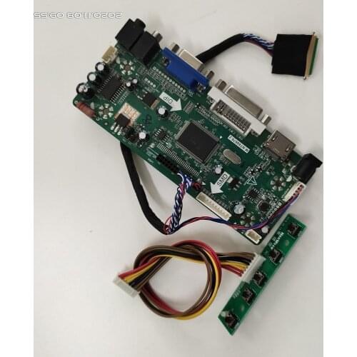 Kit for HB156WX1-100/200/500/600 HDMI+DVI+VGA 40pin M.NT68676 1366x768 Controller Board Screen Panel LCD LED Display Monitor