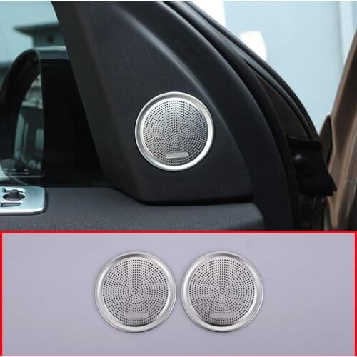 For Land Rover Discovery Sport 2015 2016 2017 2018 Aluminum Alloy Car Door Speaker Cover Trim Accessories