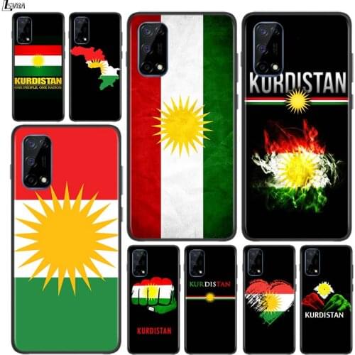 Kurdistan Flag for OPPO Realme V15 X5 X3 X50 X7 X2 C17 C11 C3 C2 7 7i 6 6S 6i 5 Narzo 20 Pro Black Phone Case
