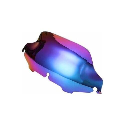 Iridium 8" Motorcycle Wave Windshield Windscreen for Harley Electra Street Touring FL 1996-2013