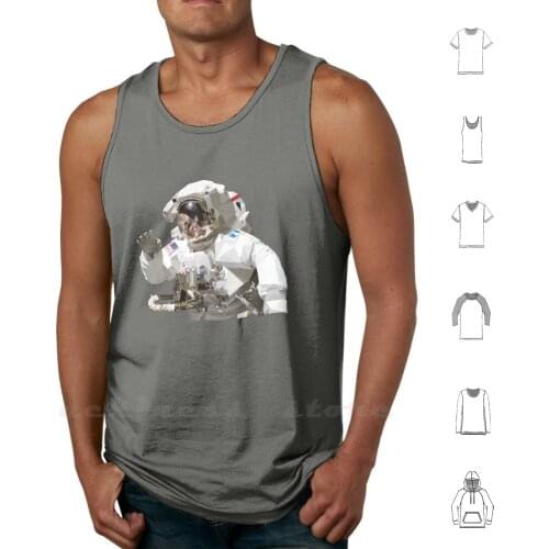 Soul Of A Spaceman Tank Tops Vest Sleeveless Spaceman Space Astronaut Iss Stars Starman Astronautics Low Poly