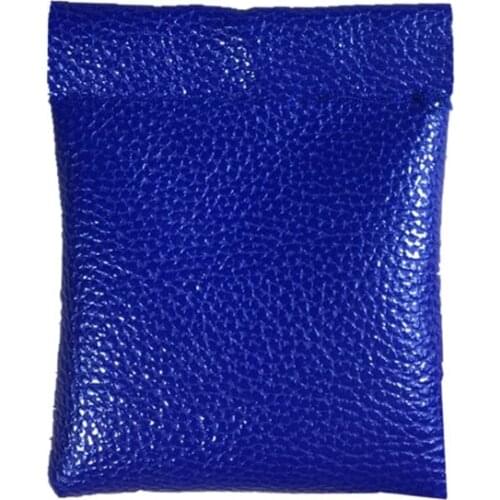 Y166 Soft Men Women Card Coin Key Holder Metal Spring Closure Leather Wallet Pouch Bag Purse Gift New