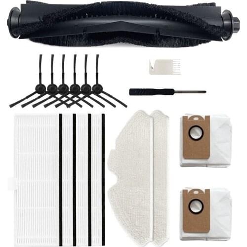 Main Brush Roller Filter Mop Cloth Side Brush Dust Bag for Proscenic M7 Pro Robot Vacuum Cleaner Replacement Parts