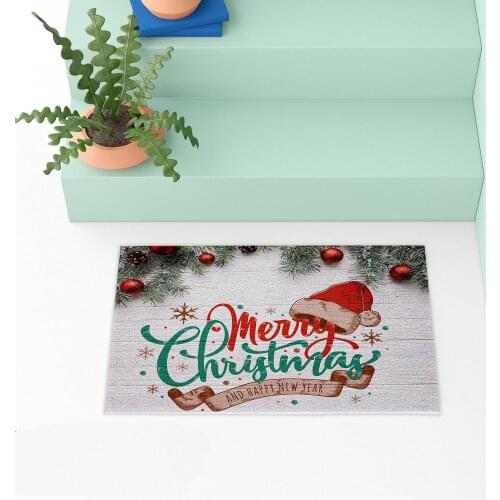"Merry christmas" İndoor Mat Outdoor Mat, Room Carpet, Door Matting 50x80 cm