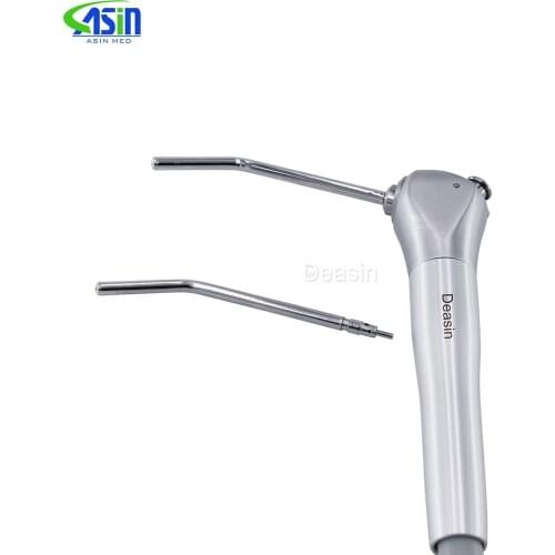 Dental Air Water Spray Triple 3 Way Syringe Handpiece + 2 Nozzles Tips Tubes For Dental 3 Way Air Water Spray Triple Syringe